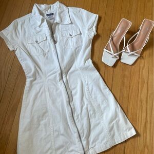 Xhilaration White Zip-Up Jacket